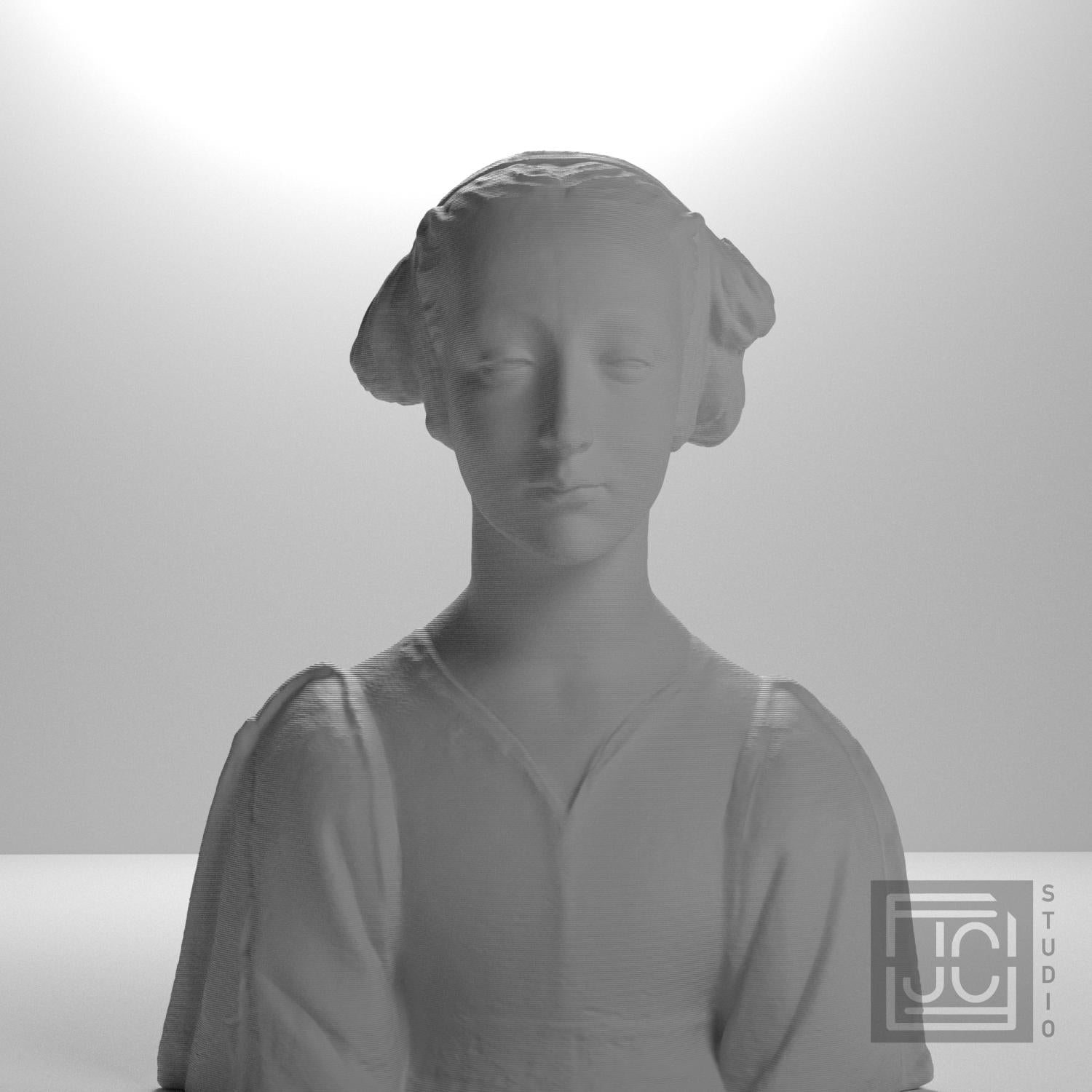 Portrait of a Woman 3D Printed Museum Replica