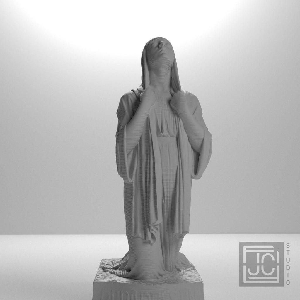 The Annunciation 3D Printed Collectible Sculpture