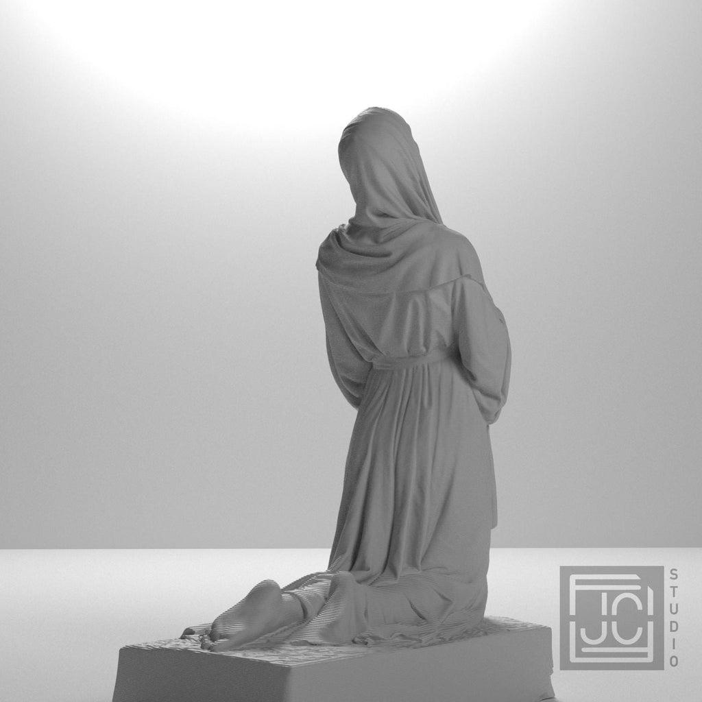 The Annunciation 3D Printed Collectible Sculpture
