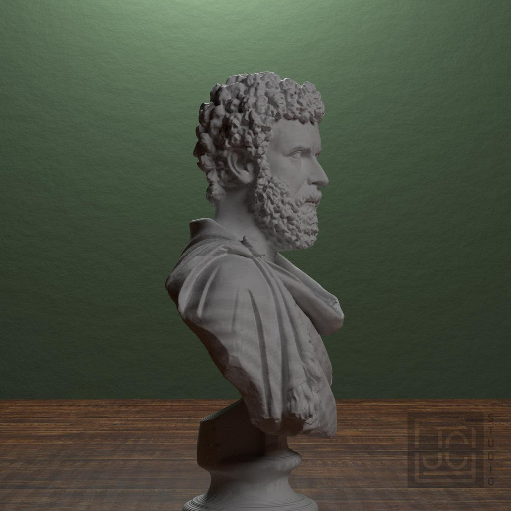 Draped Man (Formerly Clodius Albinus) 3D Printed Collectible Bust