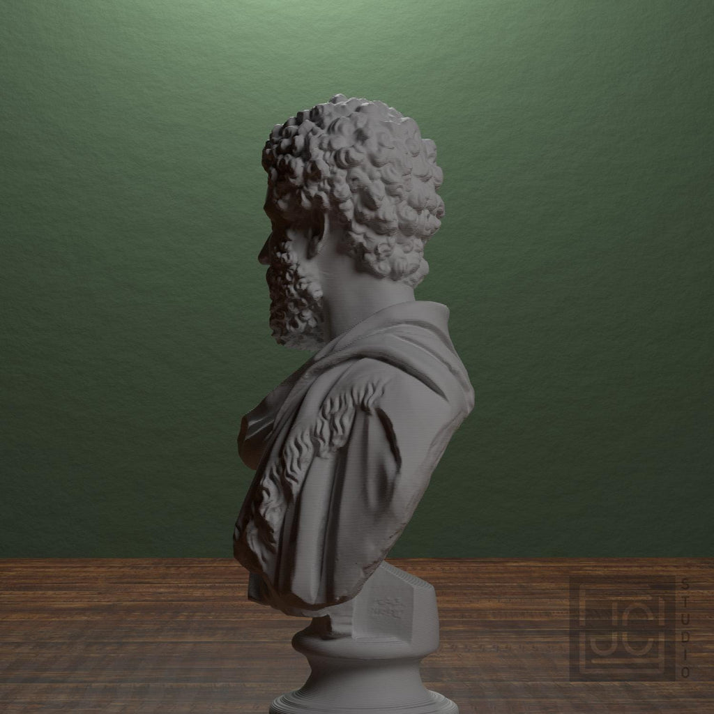 Draped Man (Formerly Clodius Albinus) 3D Printed Collectible Bust