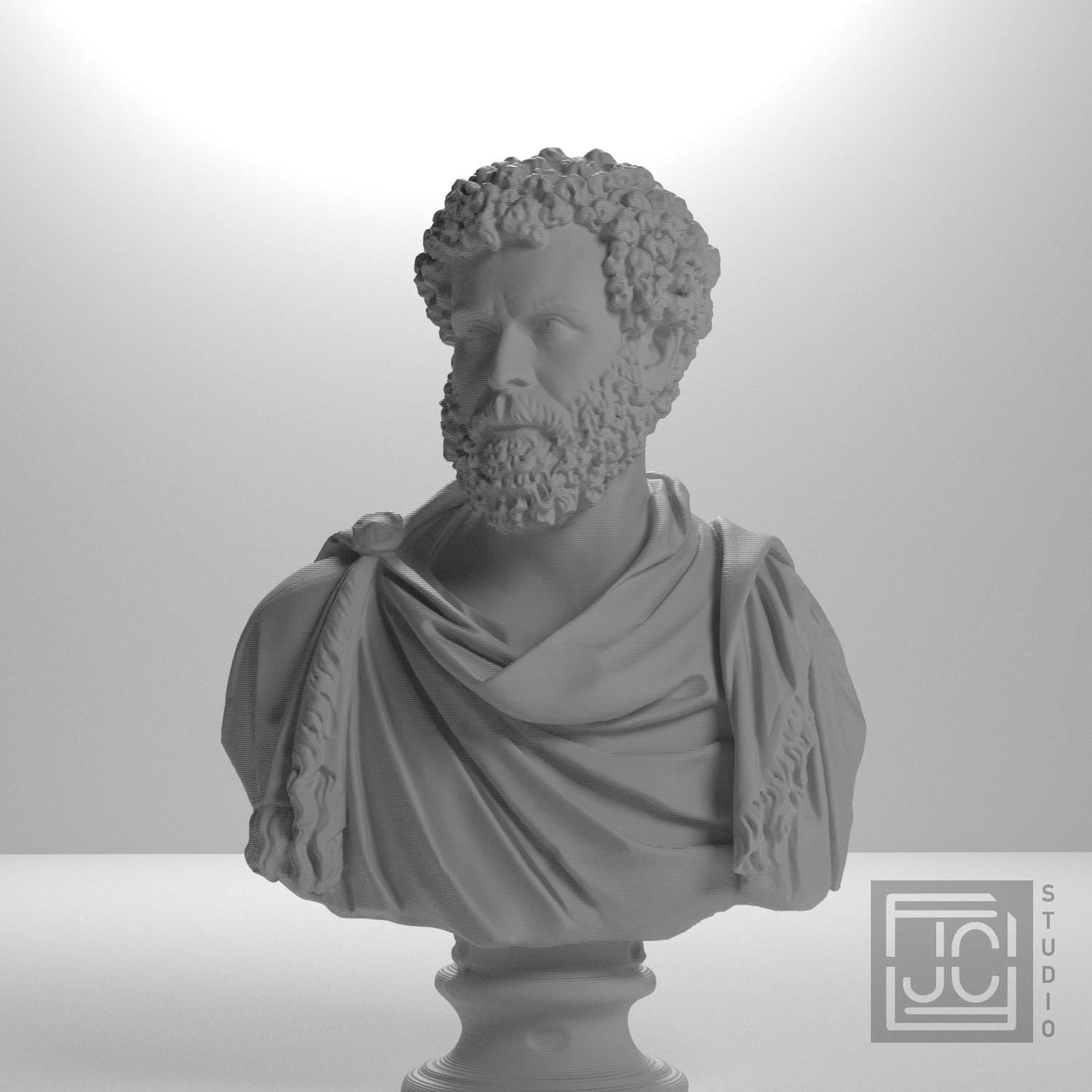 Draped Man (Formerly Clodius Albinus) 3D Printed Collectible Bust