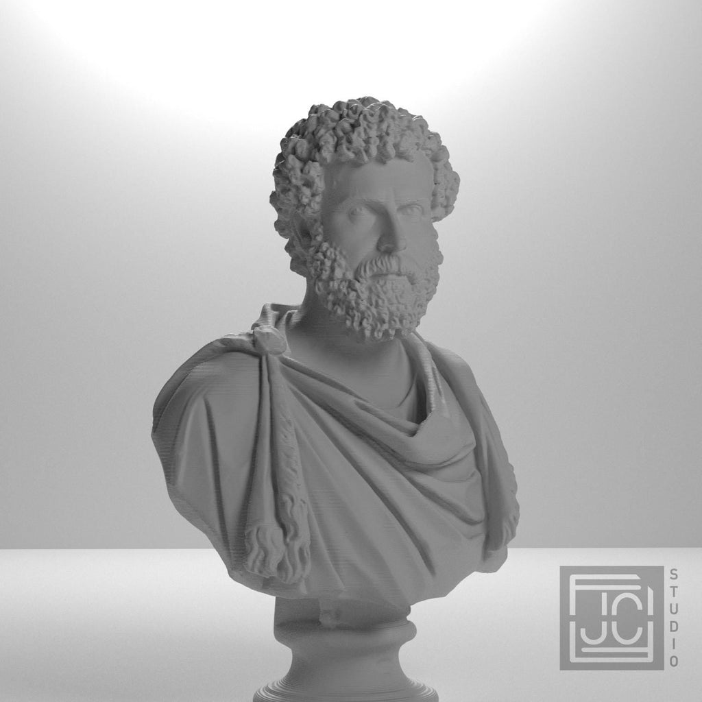 Draped Man (Formerly Clodius Albinus) 3D Printed Collectible Bust
