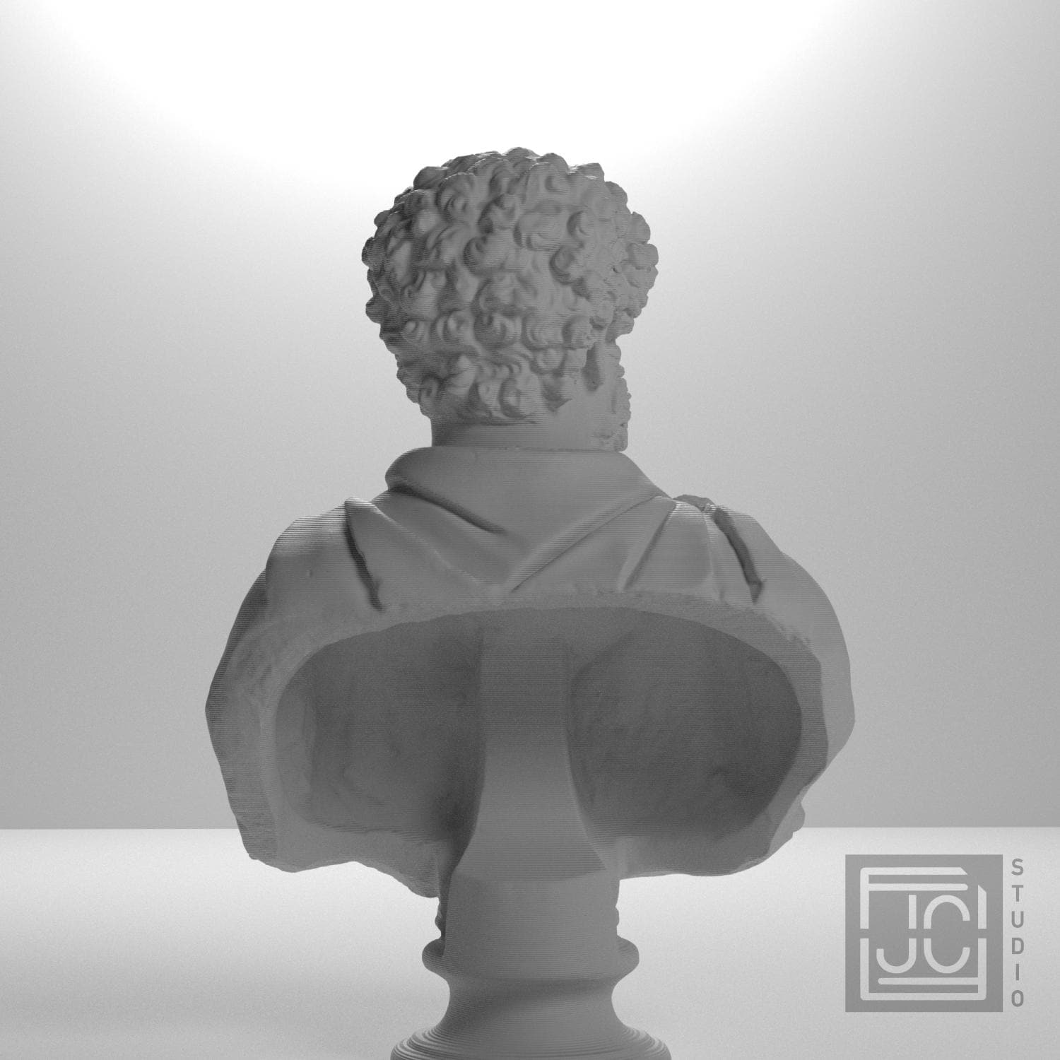Draped Man (Formerly Clodius Albinus) 3D Printed Collectible Bust