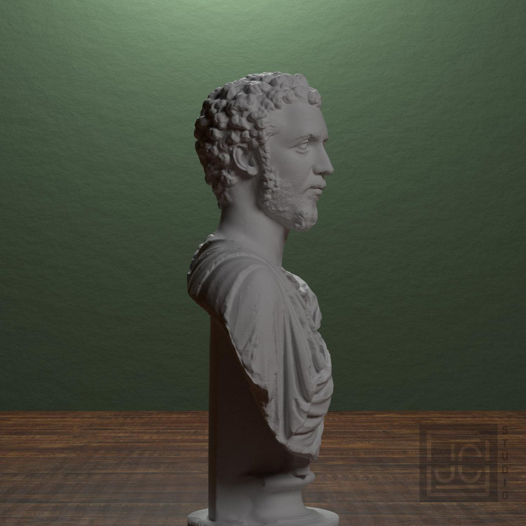 Portrait of a Man (Possibly Septimius Severus) 3D Printed Museum Replica
