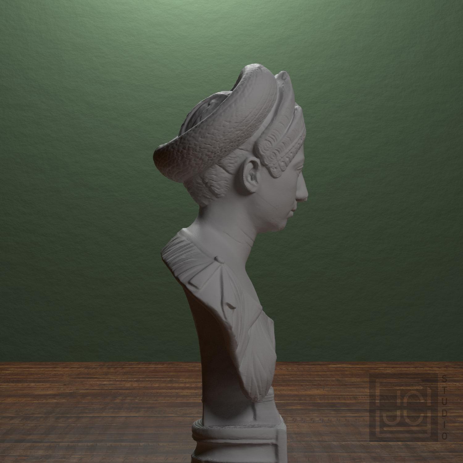 Claudia Olympias 3D Printed Collectible Bust