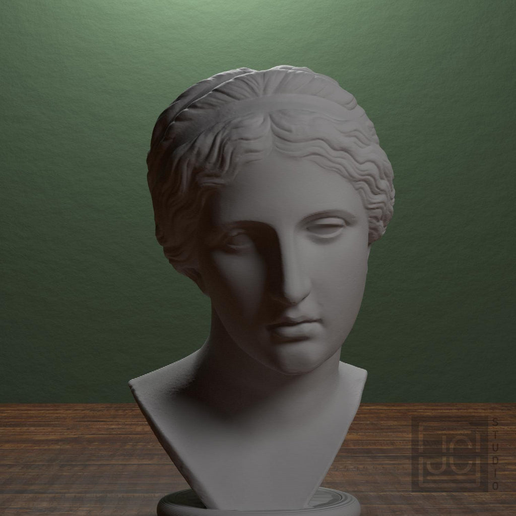 Nymph or Muse 3D Printed Collectible Bust