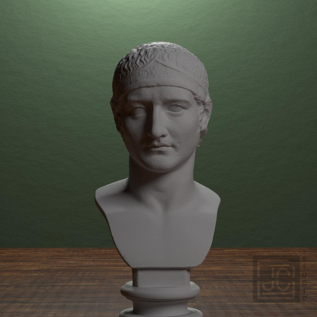 Drusus, Julio-Claudian Prince 3D Printed Collectible Bust