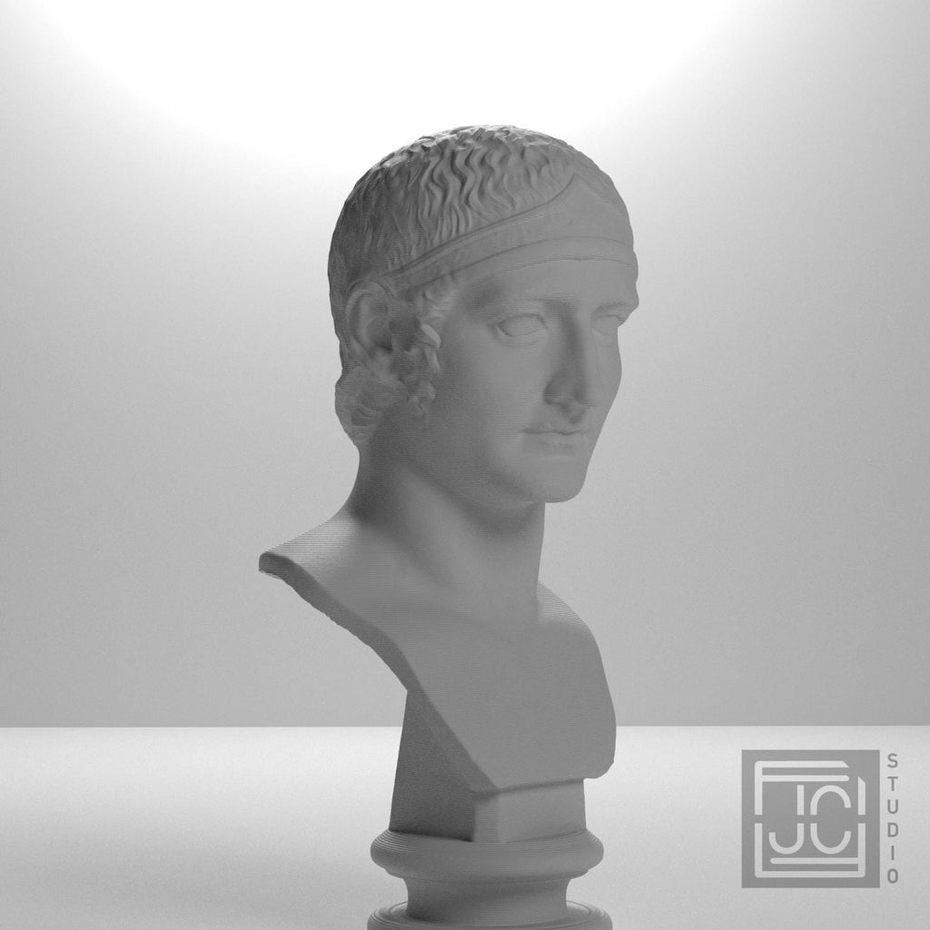 Drusus, Julio-Claudian Prince 3D Printed Collectible Bust