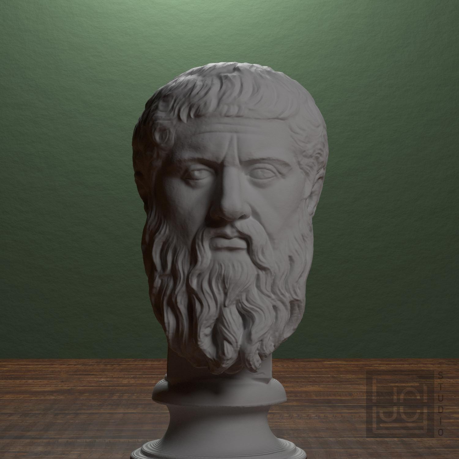 Plato 3D Printed Collectible Bust