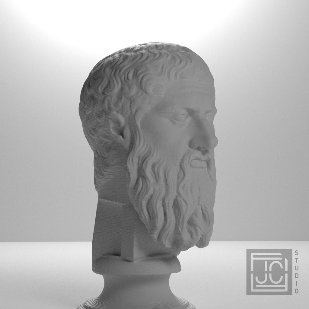 Plato 3D Printed Collectible Bust