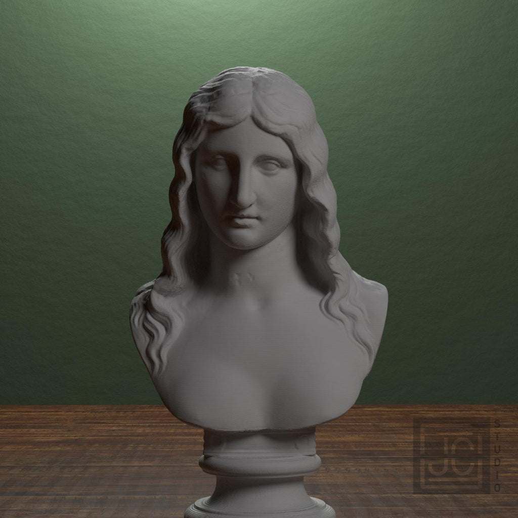Barbarian Woman 3D Printed Collectible Bust
