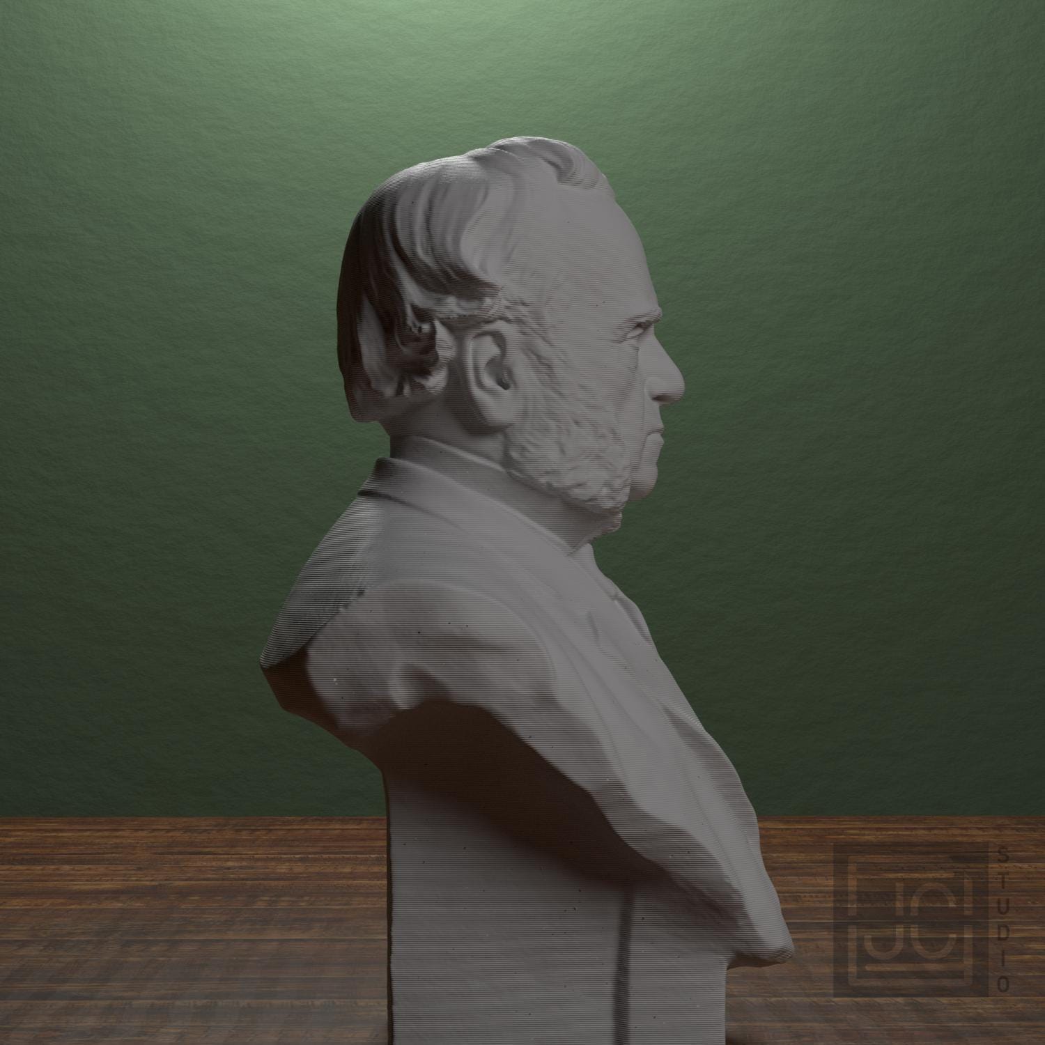 Anton Niklas Sundberg 3D Printed Collectible Bust