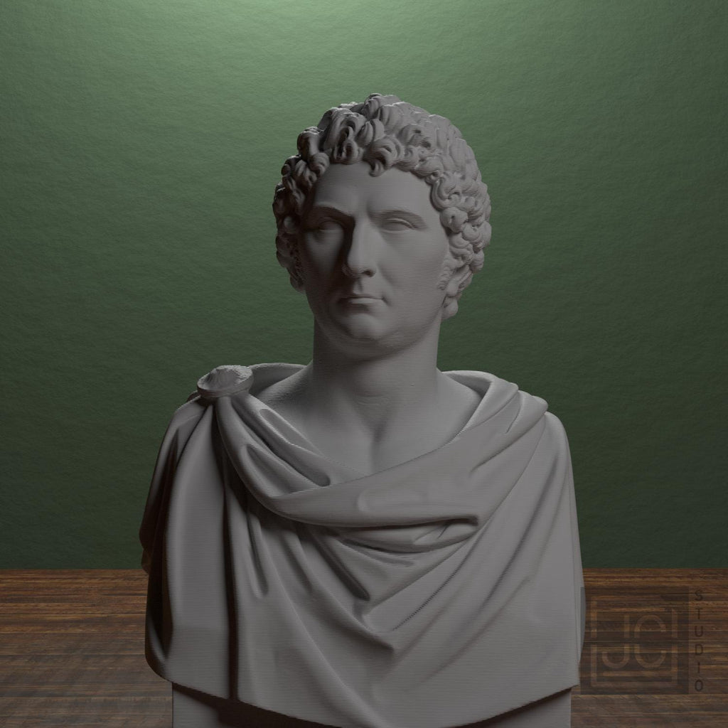 Carl XIV Johan 3D Printed Collectible Bust
