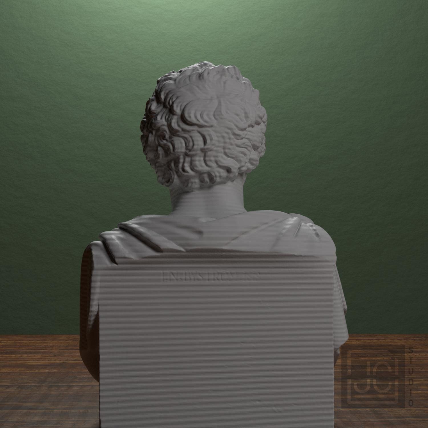 Carl XIV Johan 3D Printed Collectible Bust