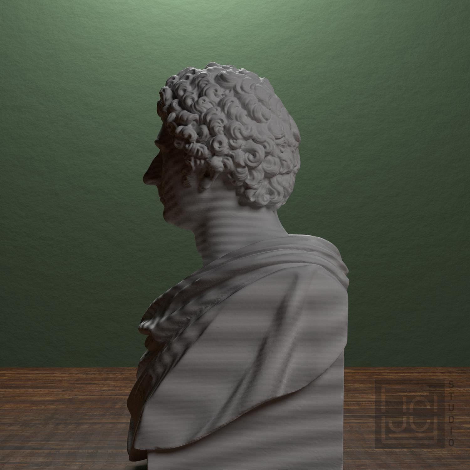 Carl XIV Johan 3D Printed Collectible Bust