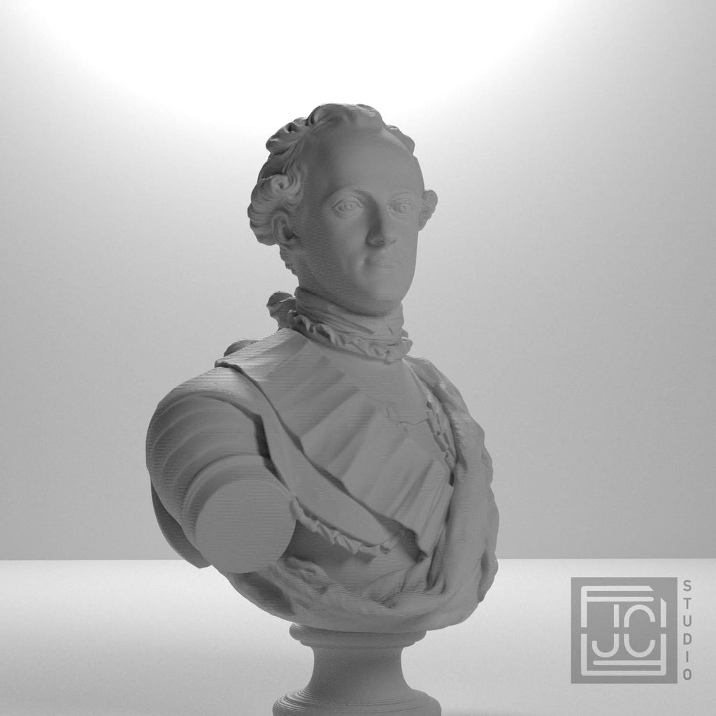 Carl XIII, King of Sweden 3D Printed Collectible Bust