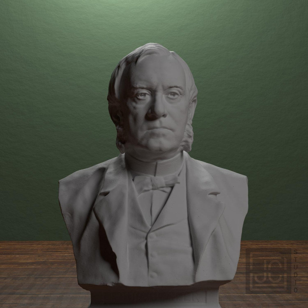 Louis Gerard de Geer 3D Printed Collectible Bust