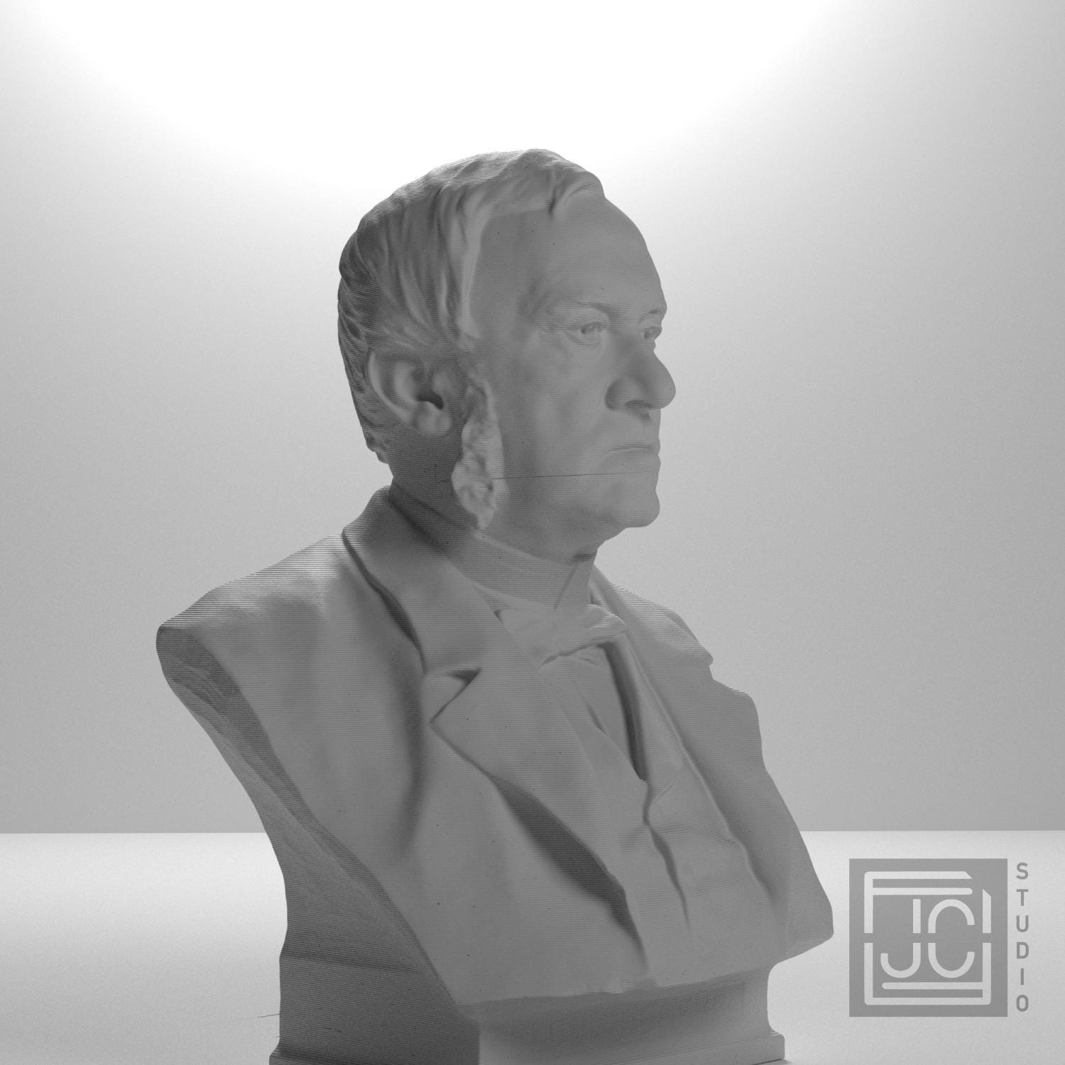 Louis Gerard de Geer 3D Printed Collectible Bust