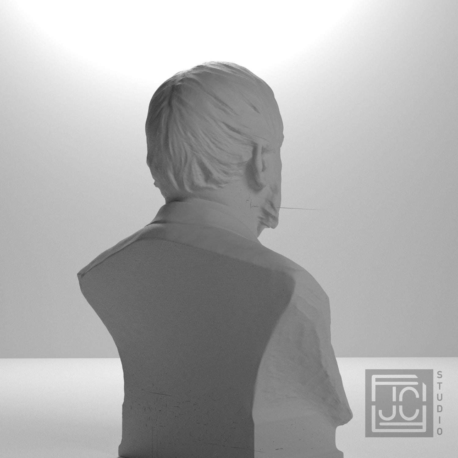 Louis Gerard de Geer 3D Printed Collectible Bust