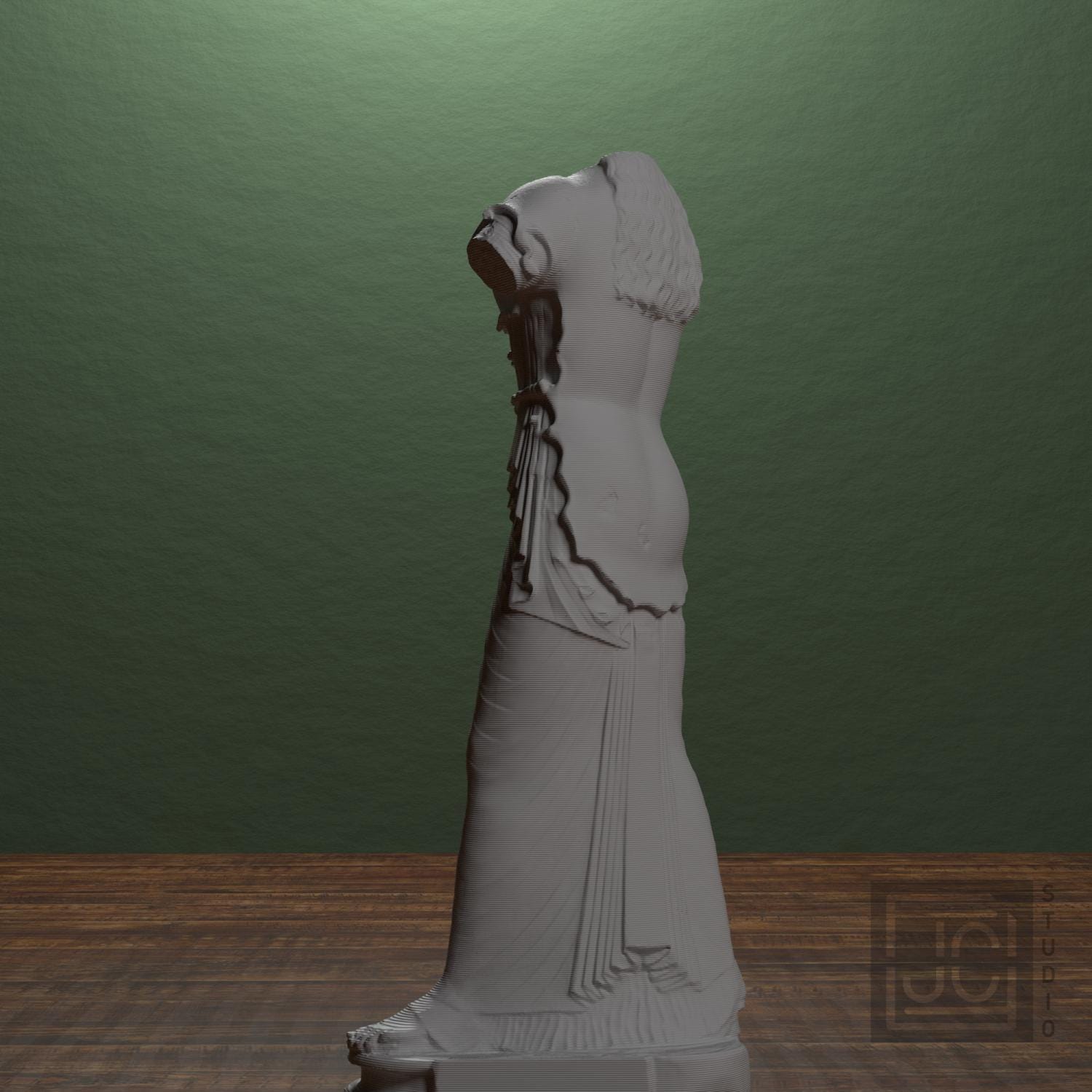 Athena Promachos (Dresden Pallas) 3D Printed Collectible Bust