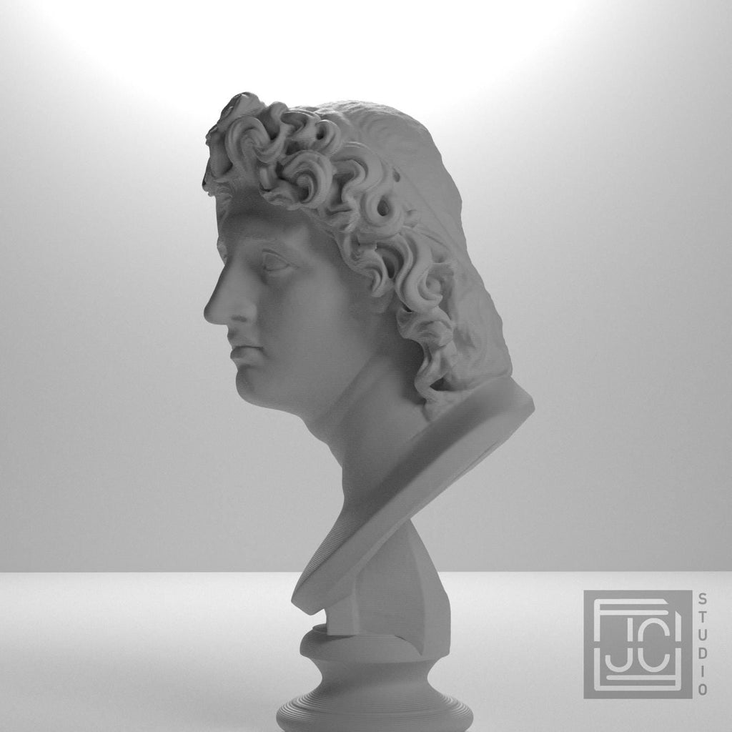 Alexander the Great as Helios 3D Printed Museum Replica