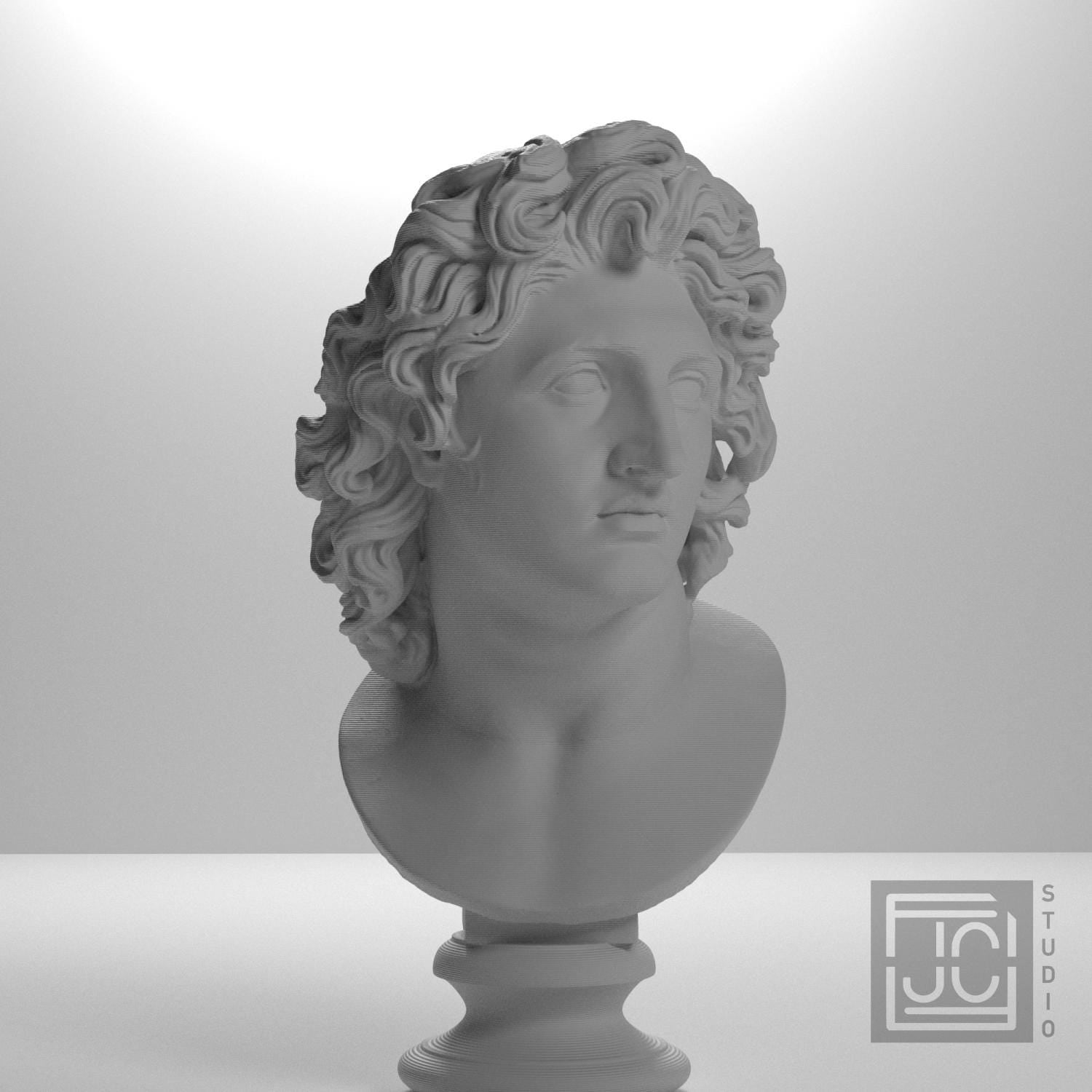 Alexander the Great as Helios 3D Printed Museum Replica