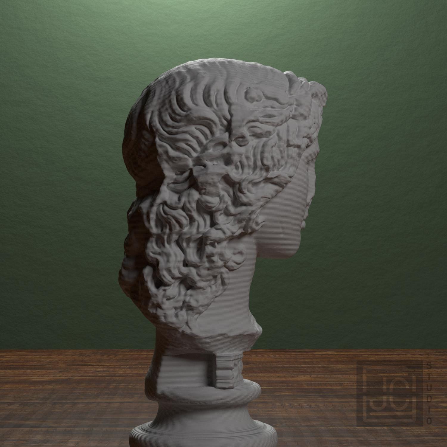 Dionysus 3D Printed Collectible Bust