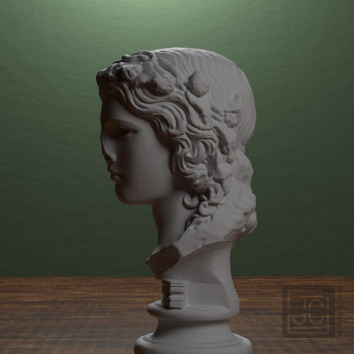 Dionysus 3D Printed Collectible Bust