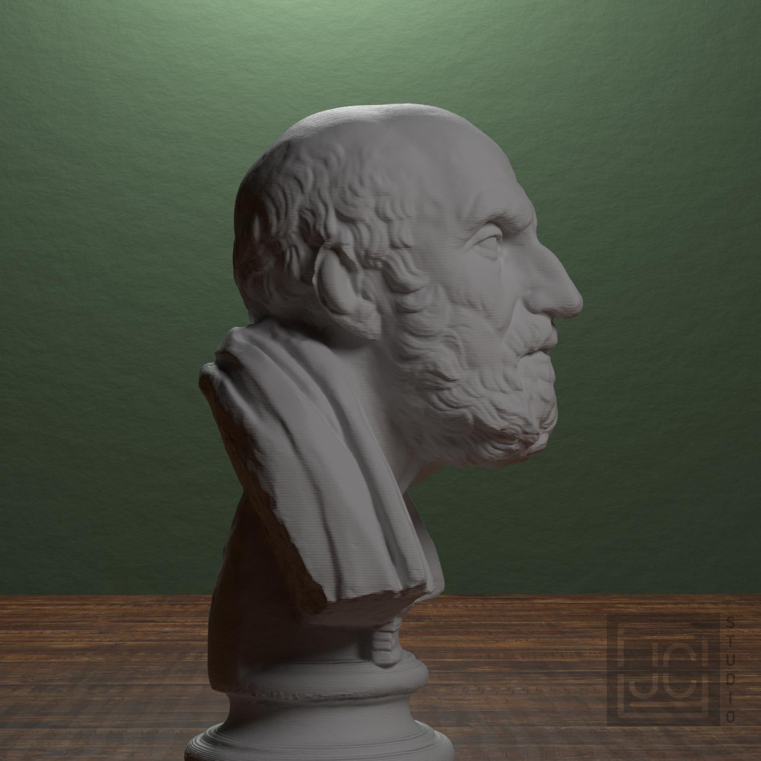 Chrysippos 3D Printed Collectible Bust