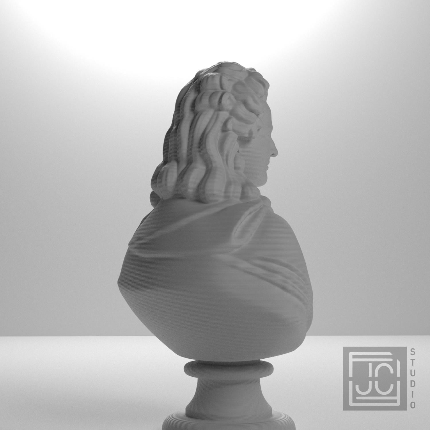 Madame de Wailly née Adelaide-Flore Belleville 3D Printed Collectible Bust