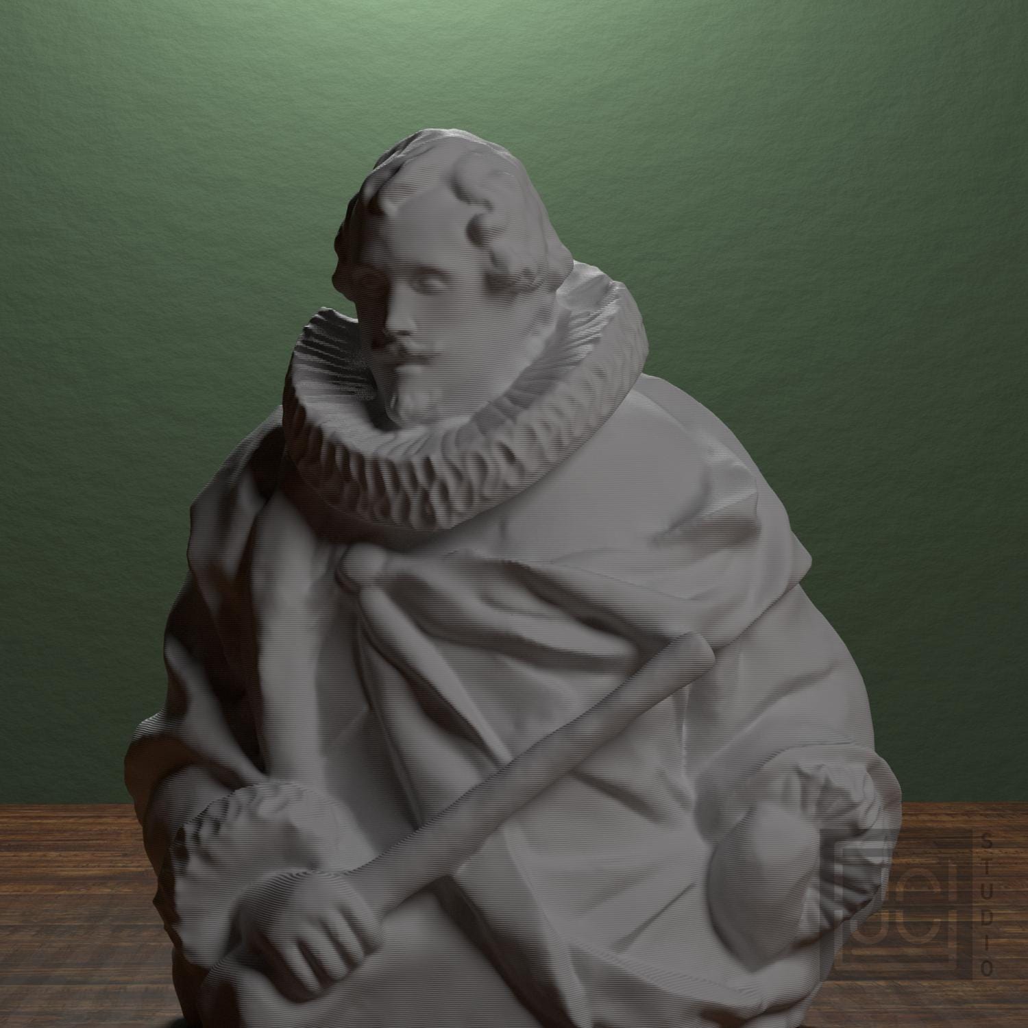 Prince Michele Damasceni-Peretti 3D Printed Collectible Bust