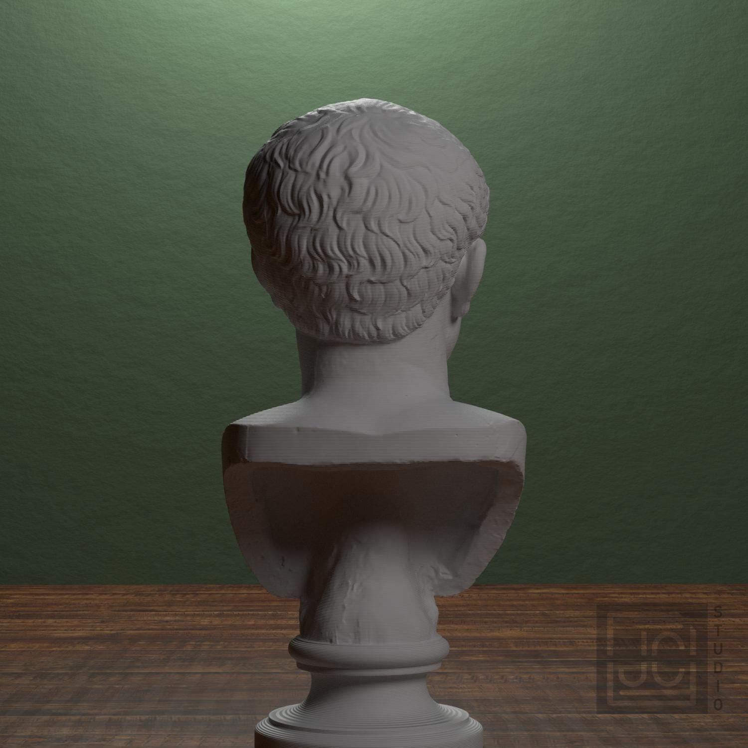 Farnese Caesar 3D Printed Collectible Bust