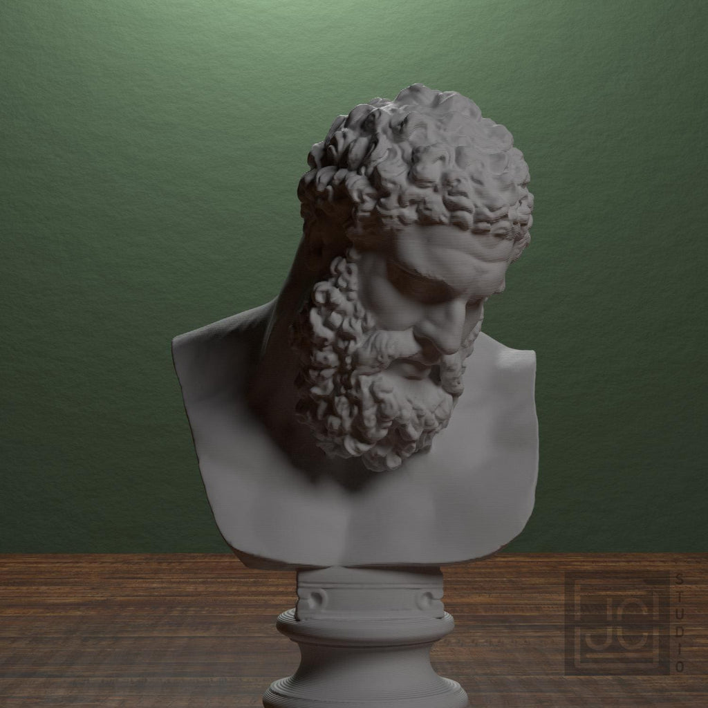 Farnese Hercules 3D Printed Collectible Bust