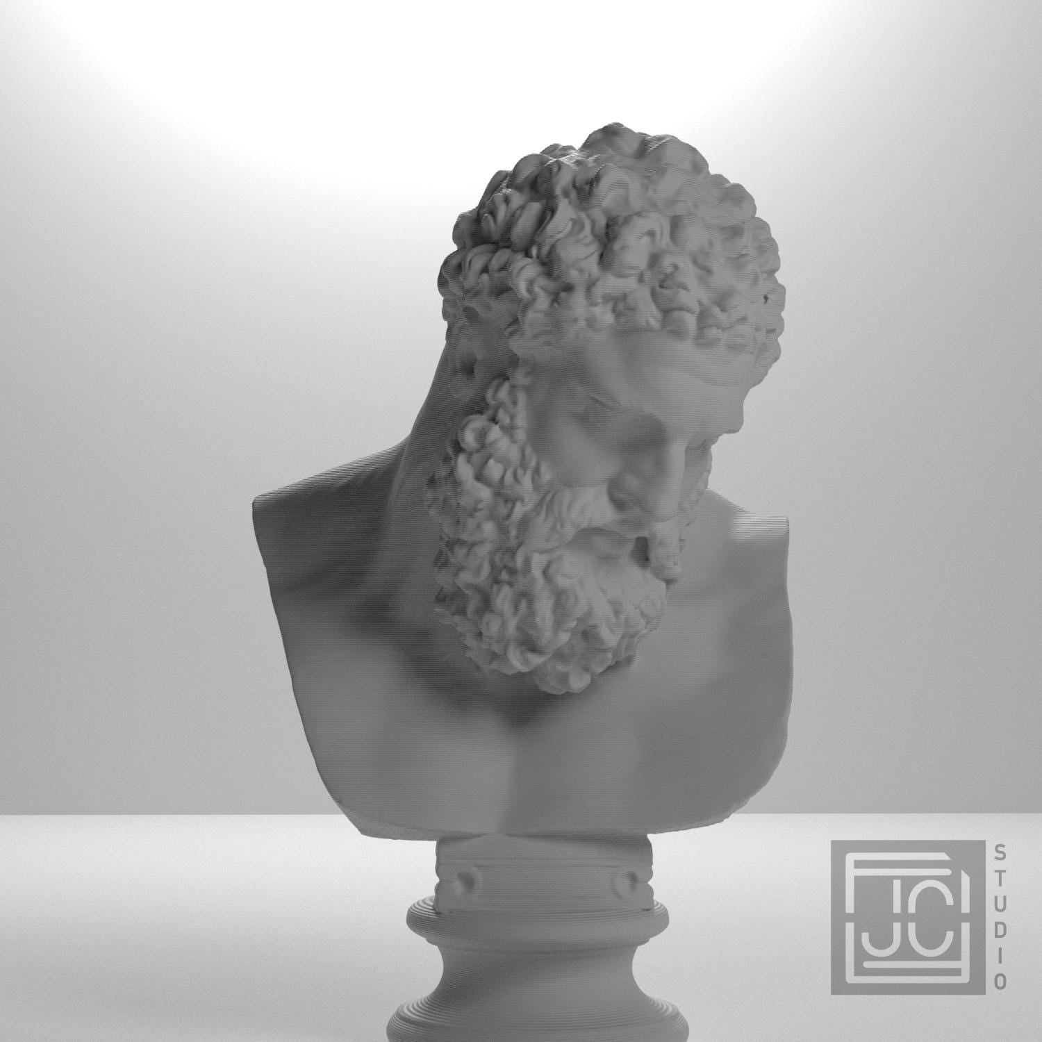 Farnese Hercules 3D Printed Collectible Bust