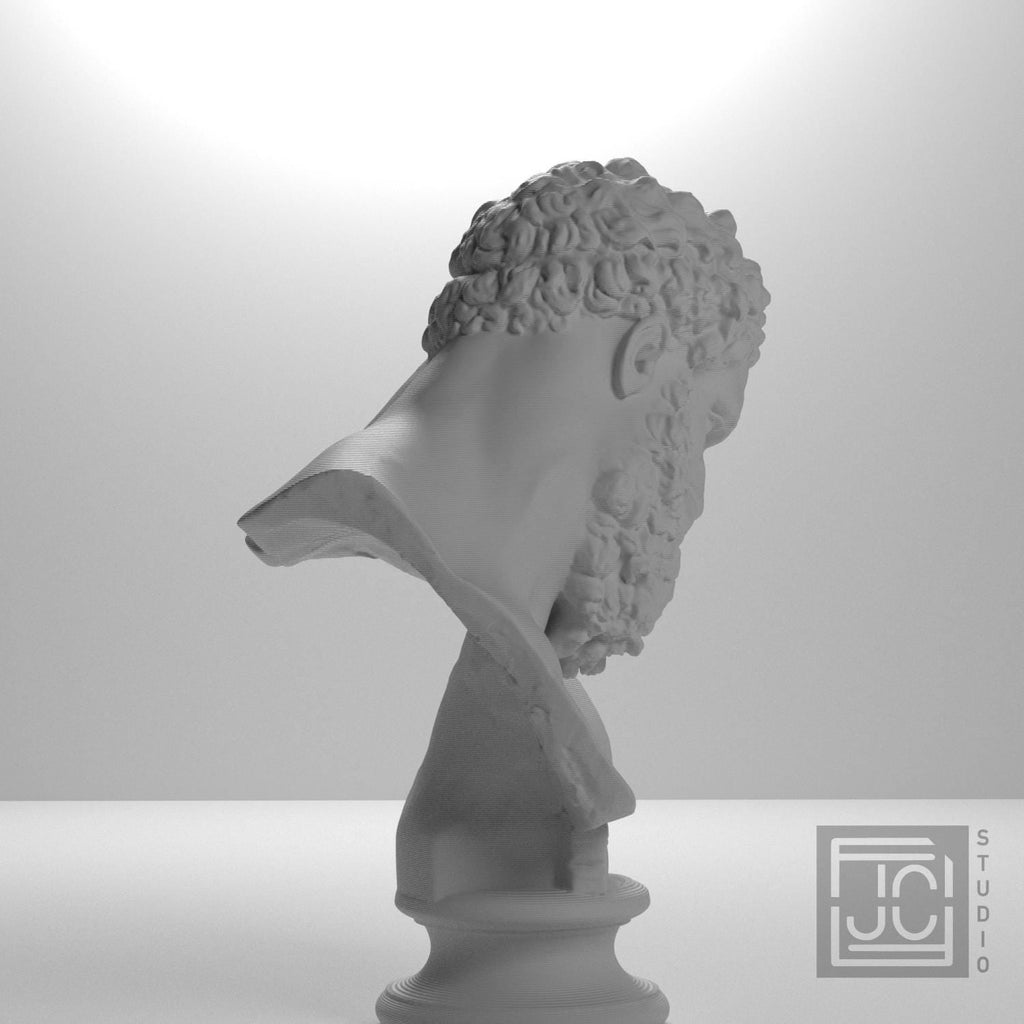Farnese Hercules 3D Printed Collectible Bust