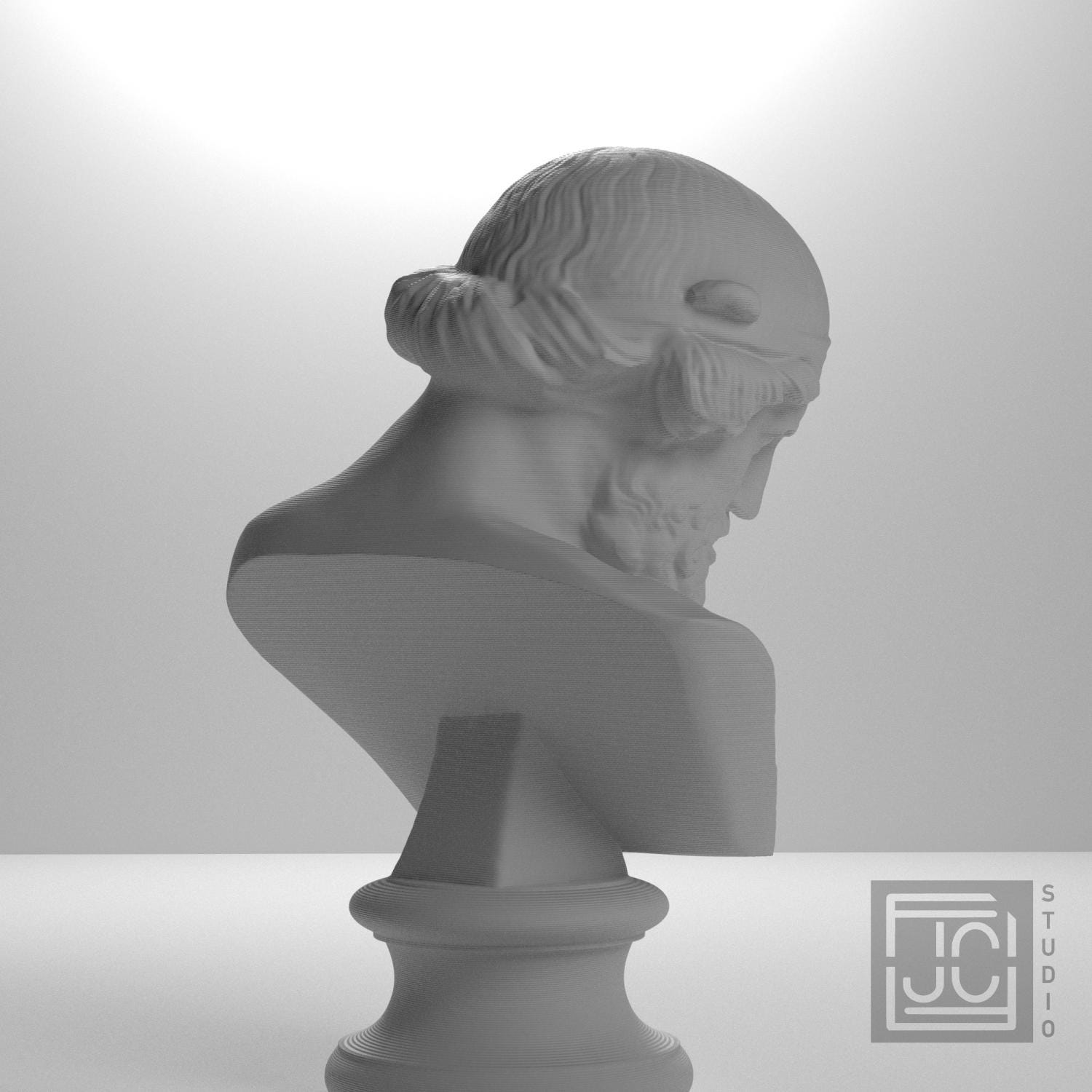 Dionysus, Priapus, Plato, or Poseidon 3D Printed Collectible Bust