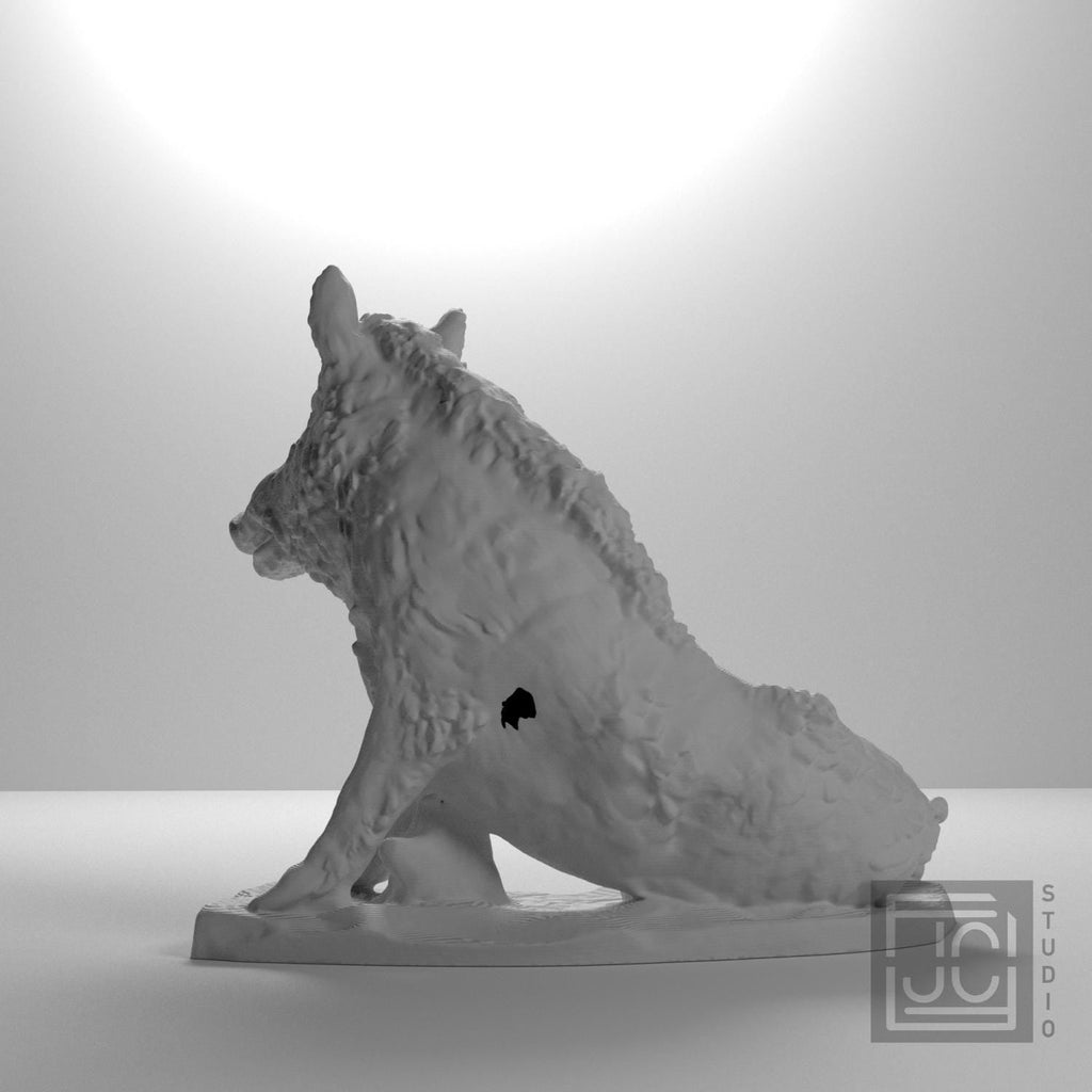 Wild Boar Porcellino 3D Printed Sculpture