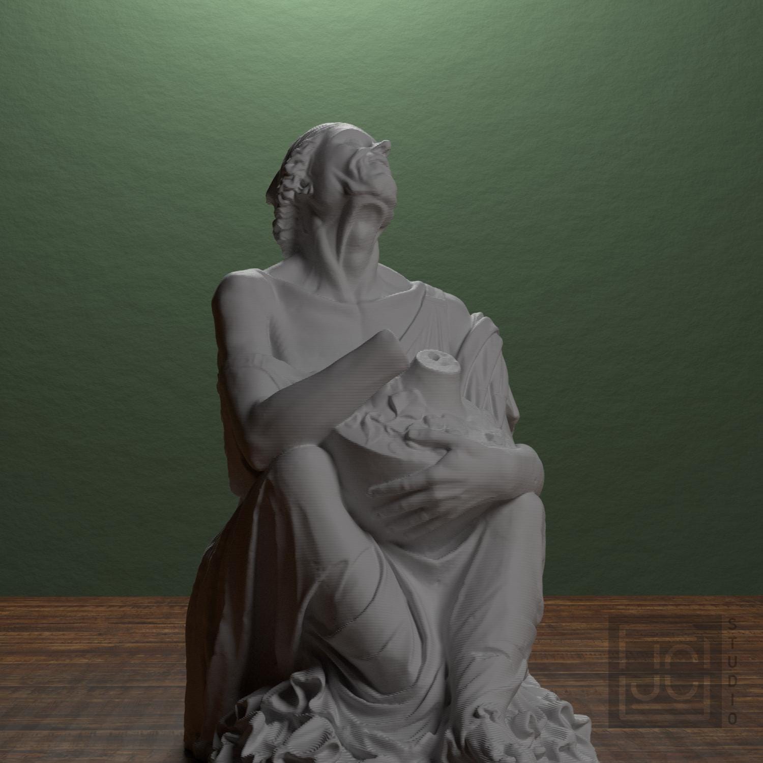 Old Drunkard 3D Printed Museum Replica