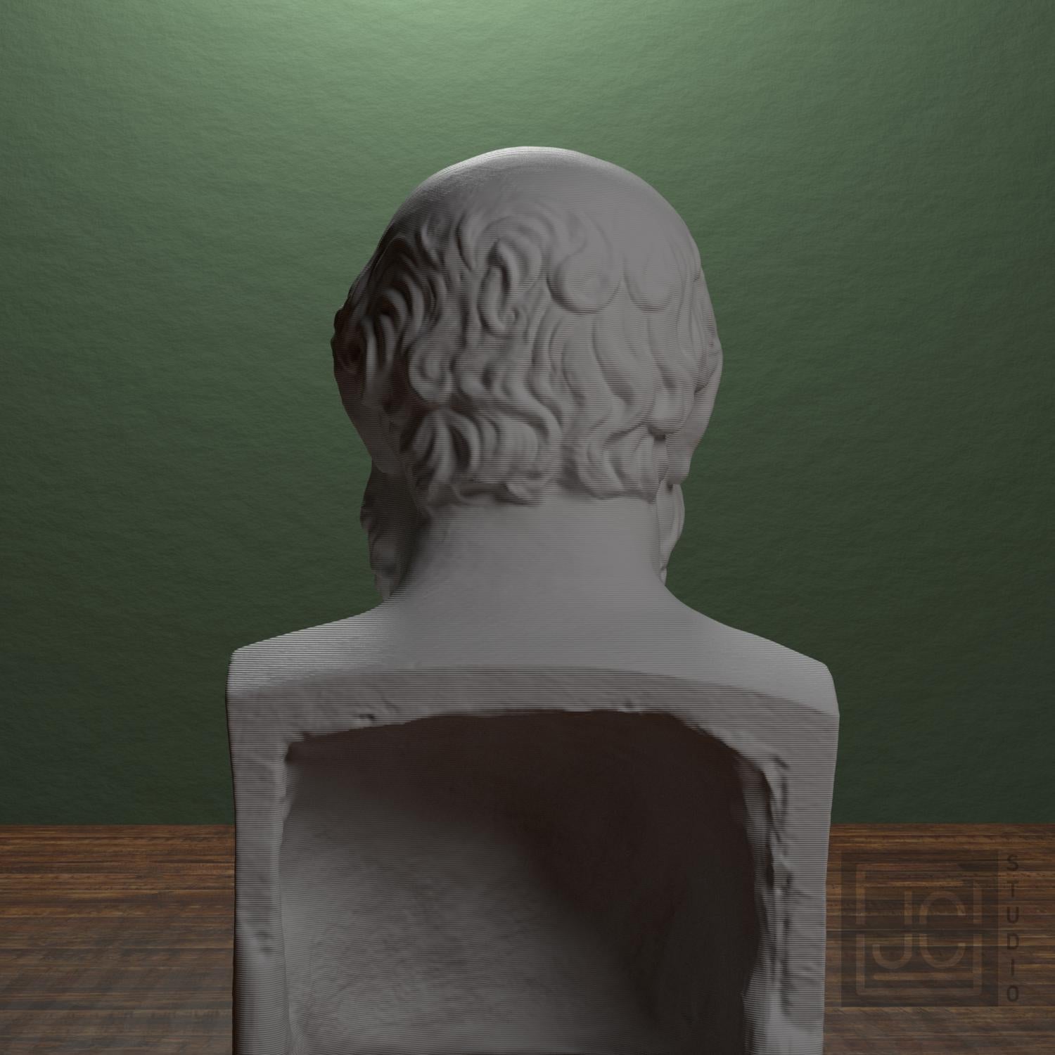 Socrates 3D Printed Collectible Bust