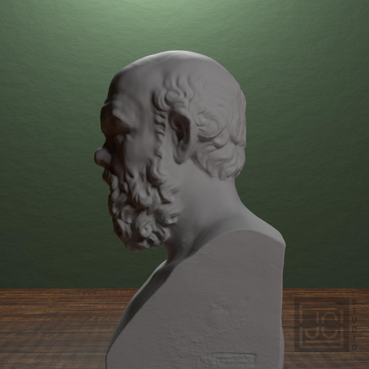 Socrates 3D Printed Collectible Bust