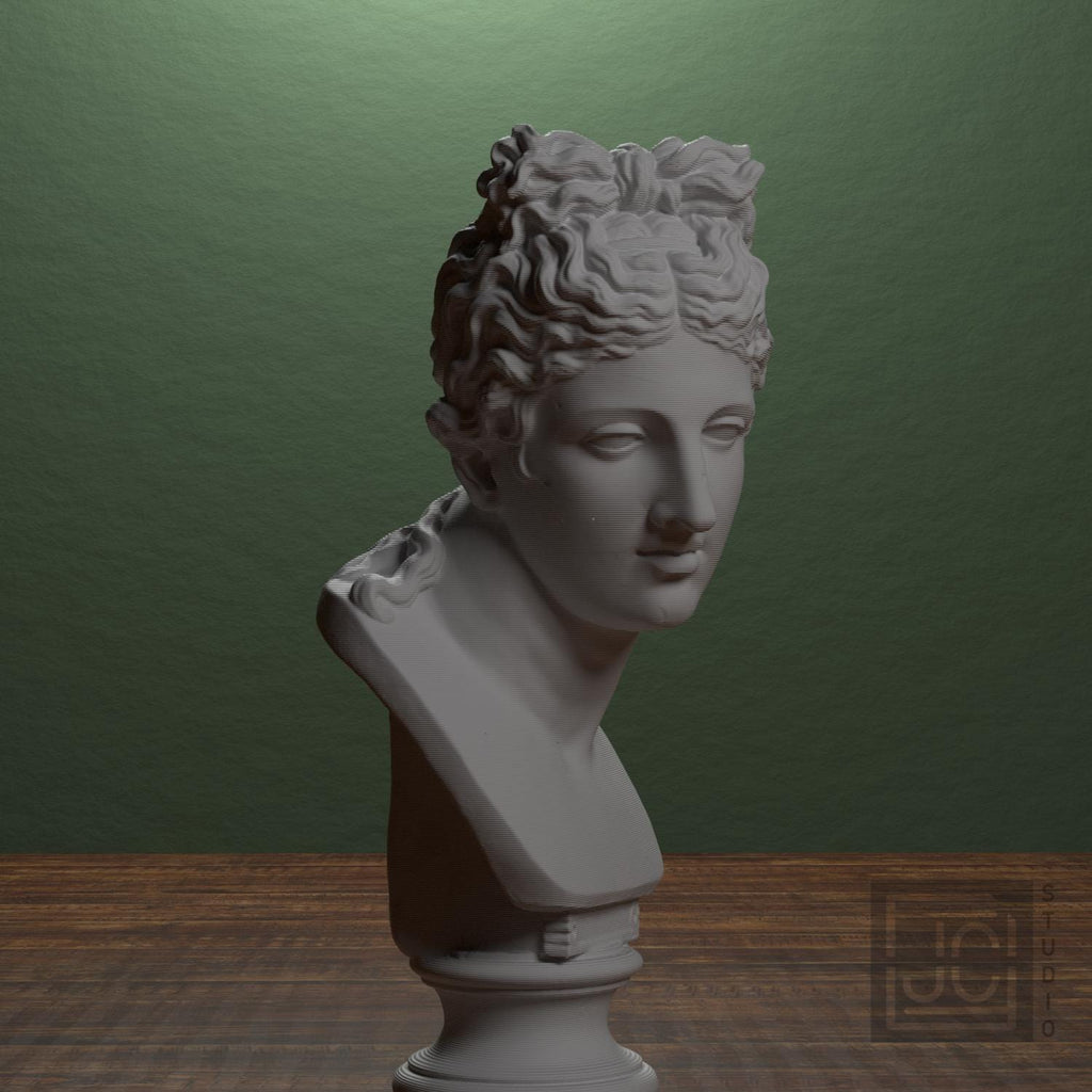 Museum Woman Portrait II 3D Printed Collectible Bust