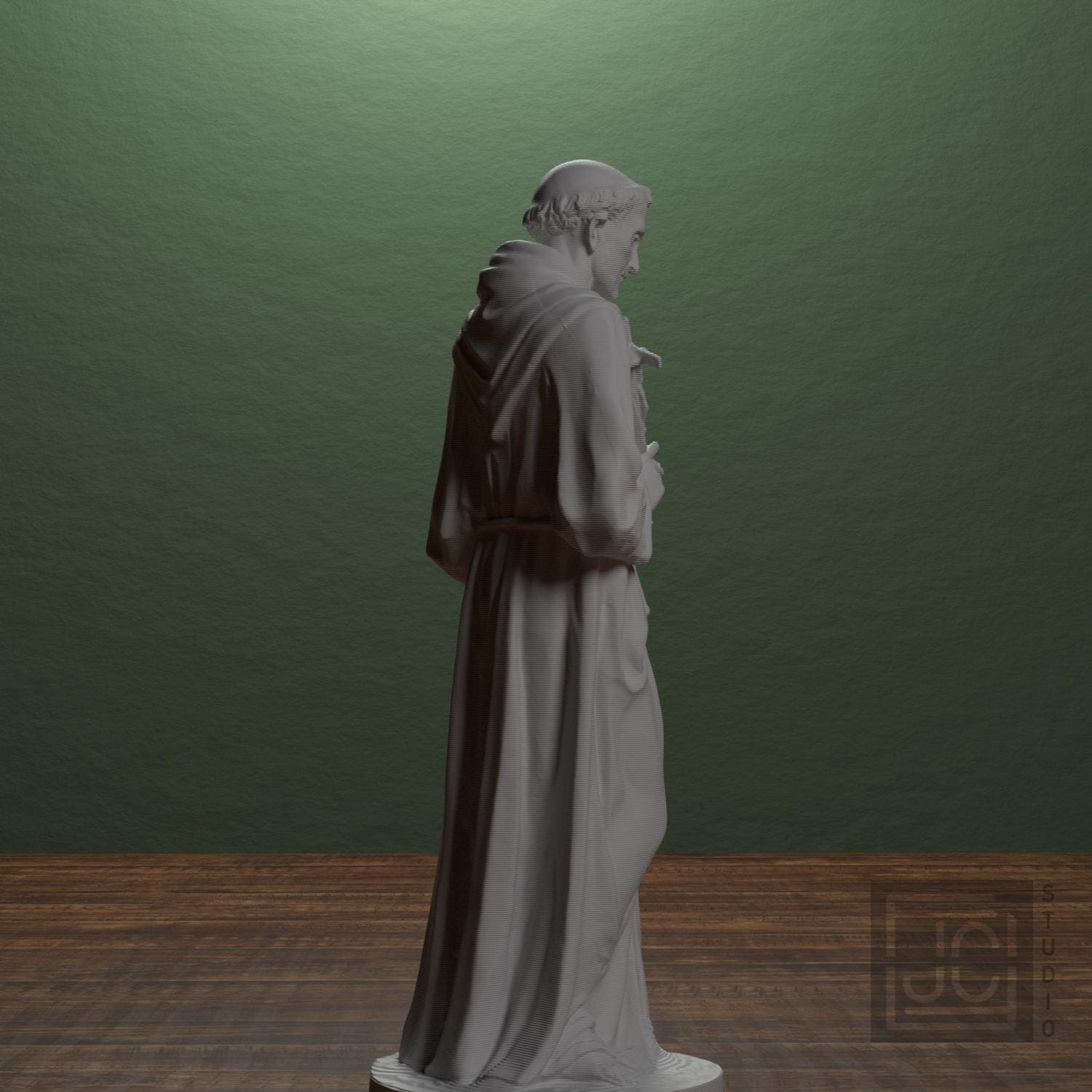 St. Francis of Assisi 3D Printed Museum Replica