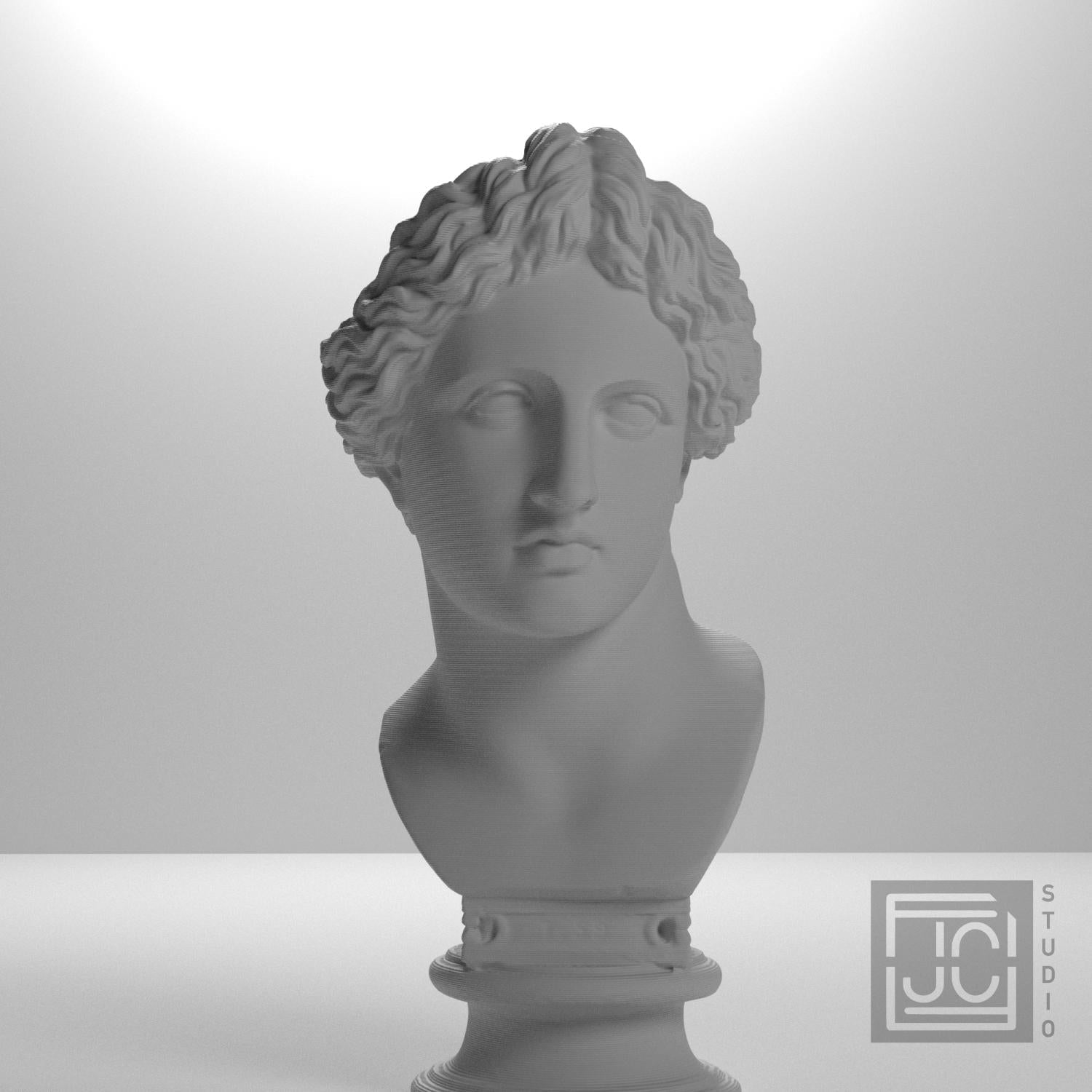 Apollo Lykeios 3D Printed Collectible Bust