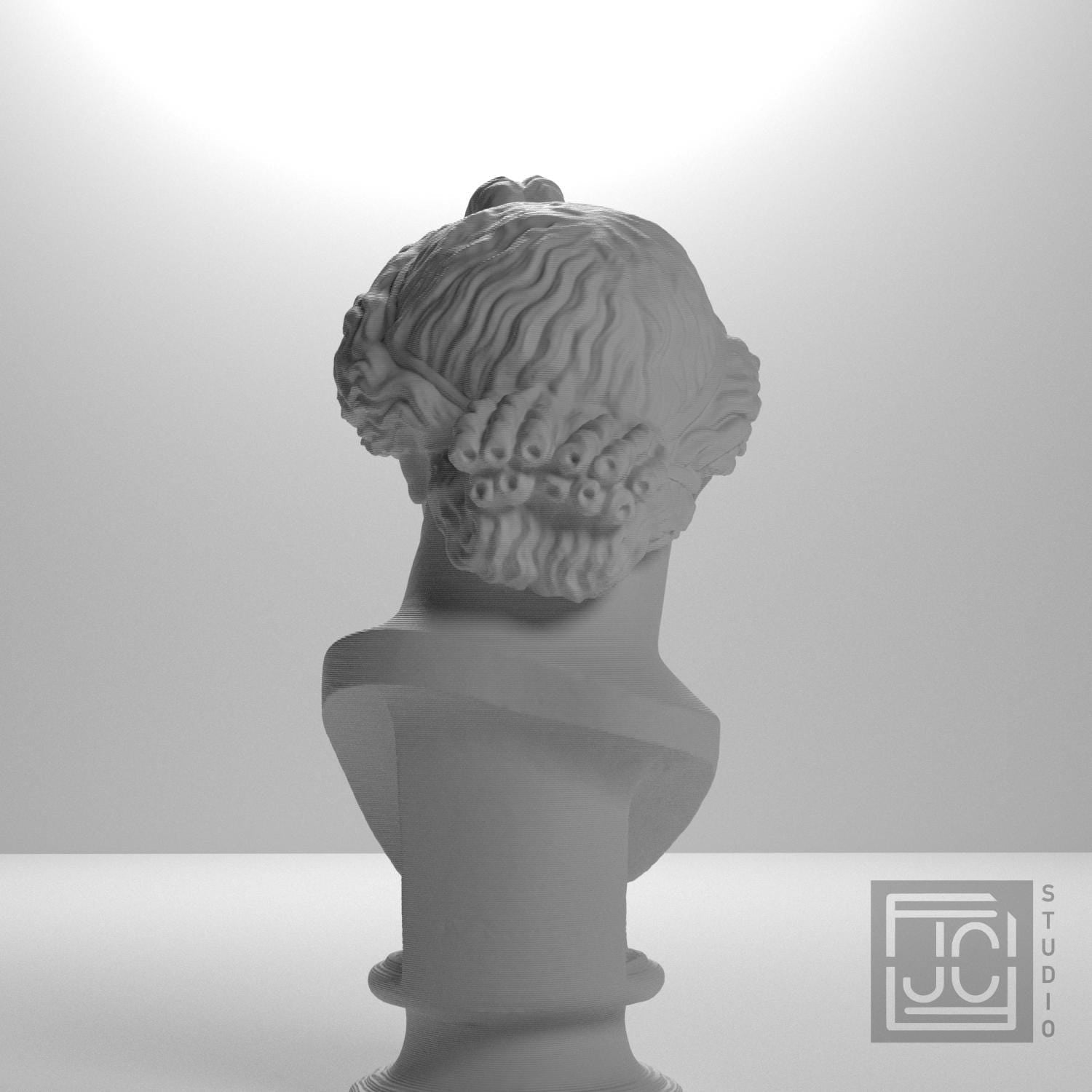 Apollo Lykeios 3D Printed Collectible Bust