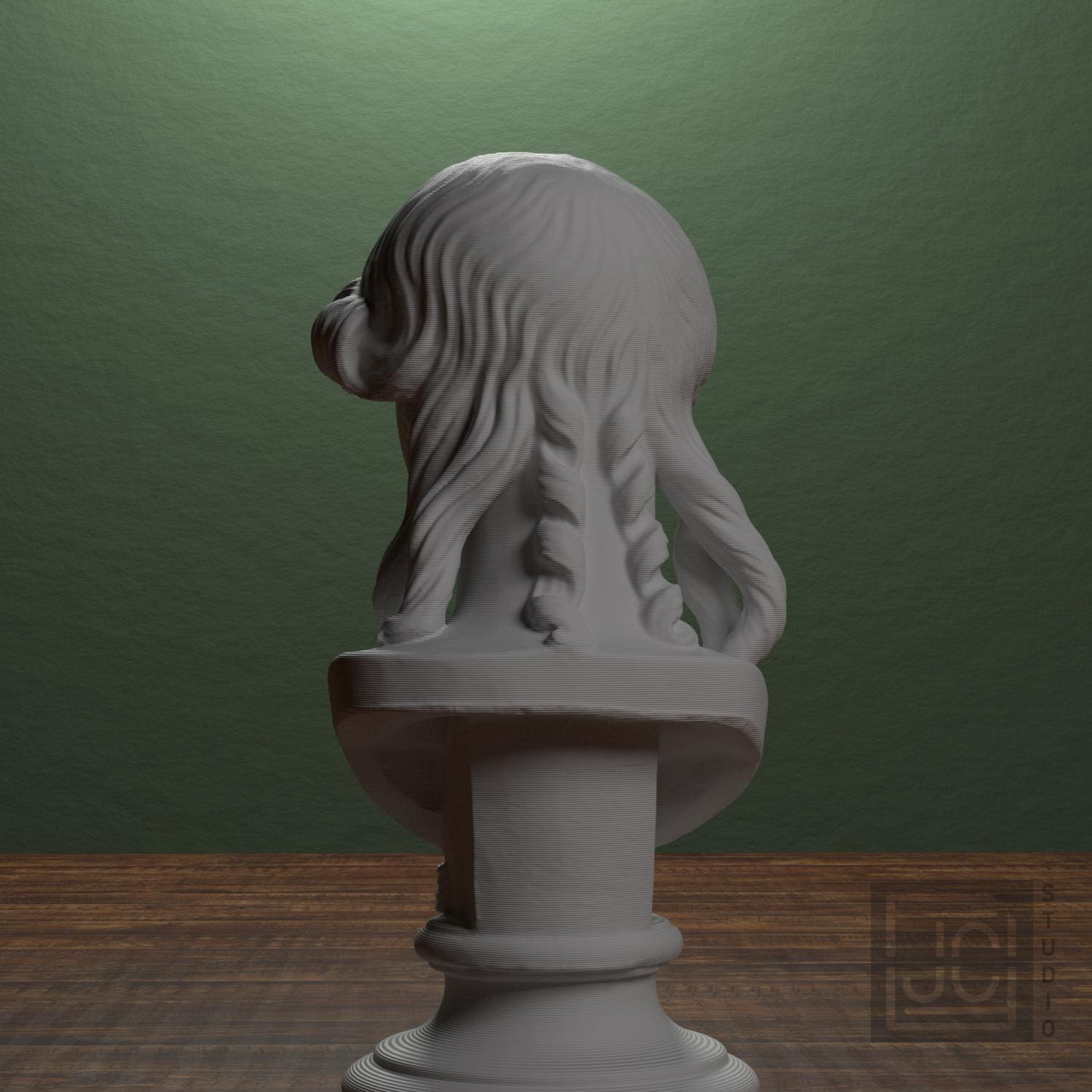 Woman or Apollo Head 3D Printed Museum Replica