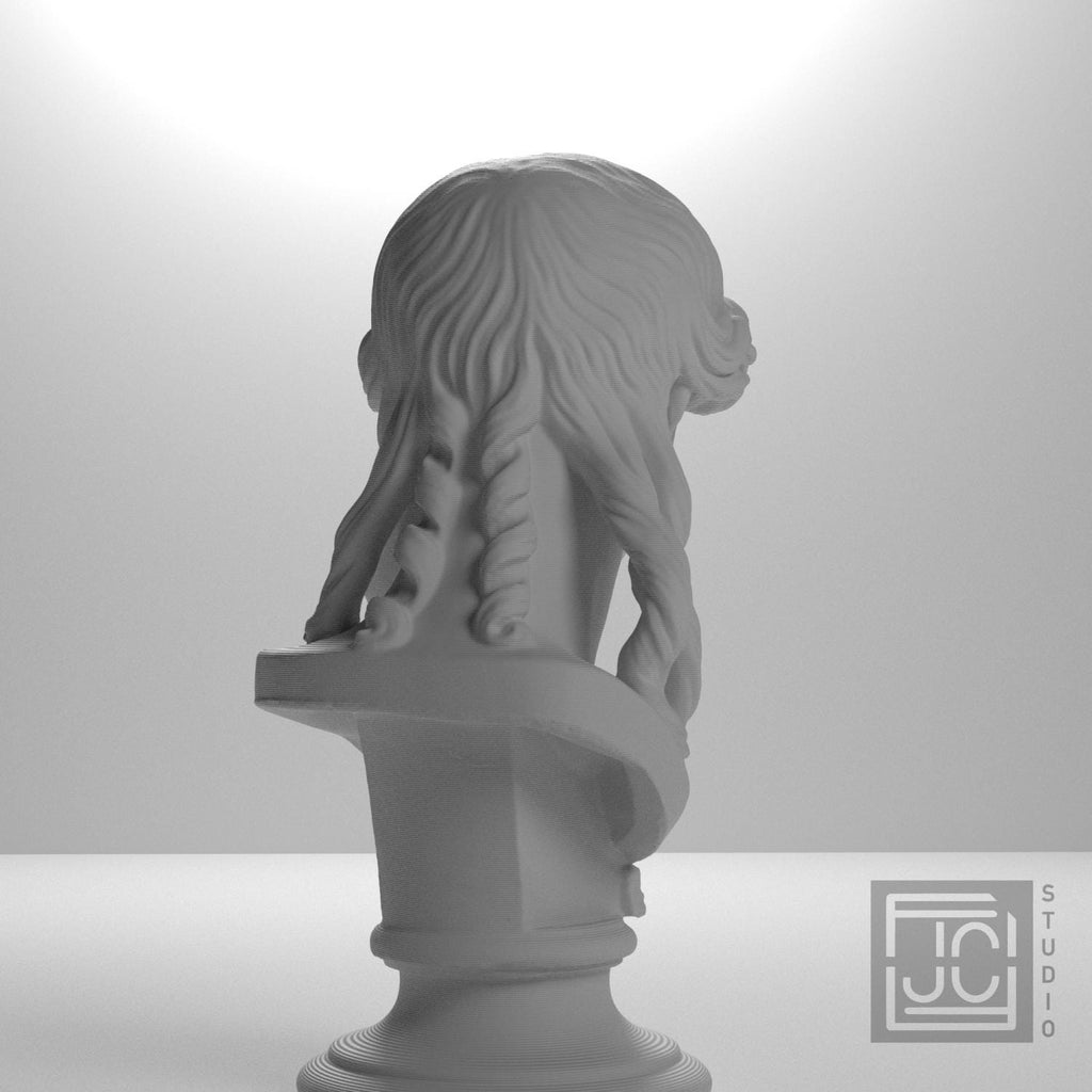 Woman or Apollo Head 3D Printed Museum Replica