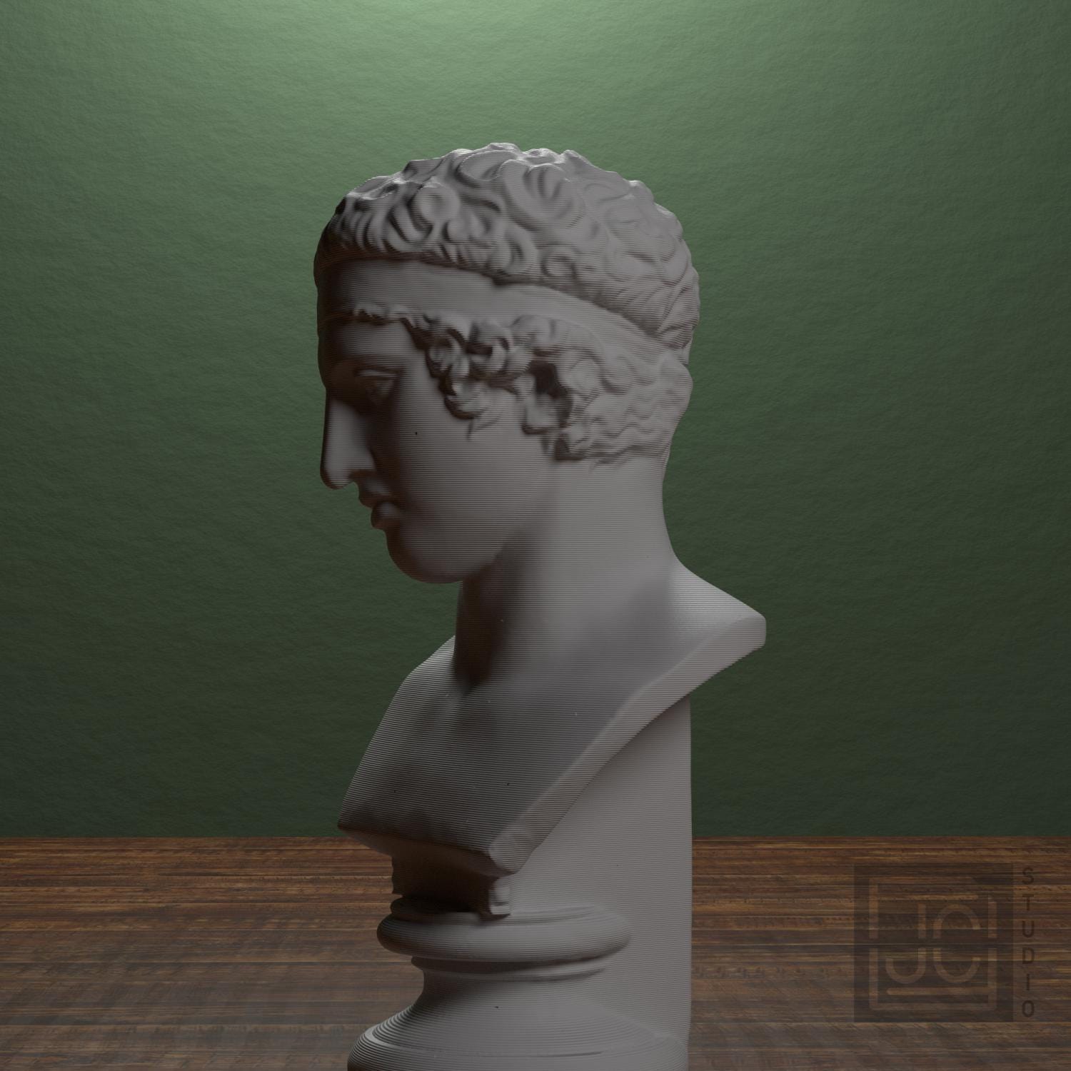 Diadumenos 3D Printed Collectible Bust
