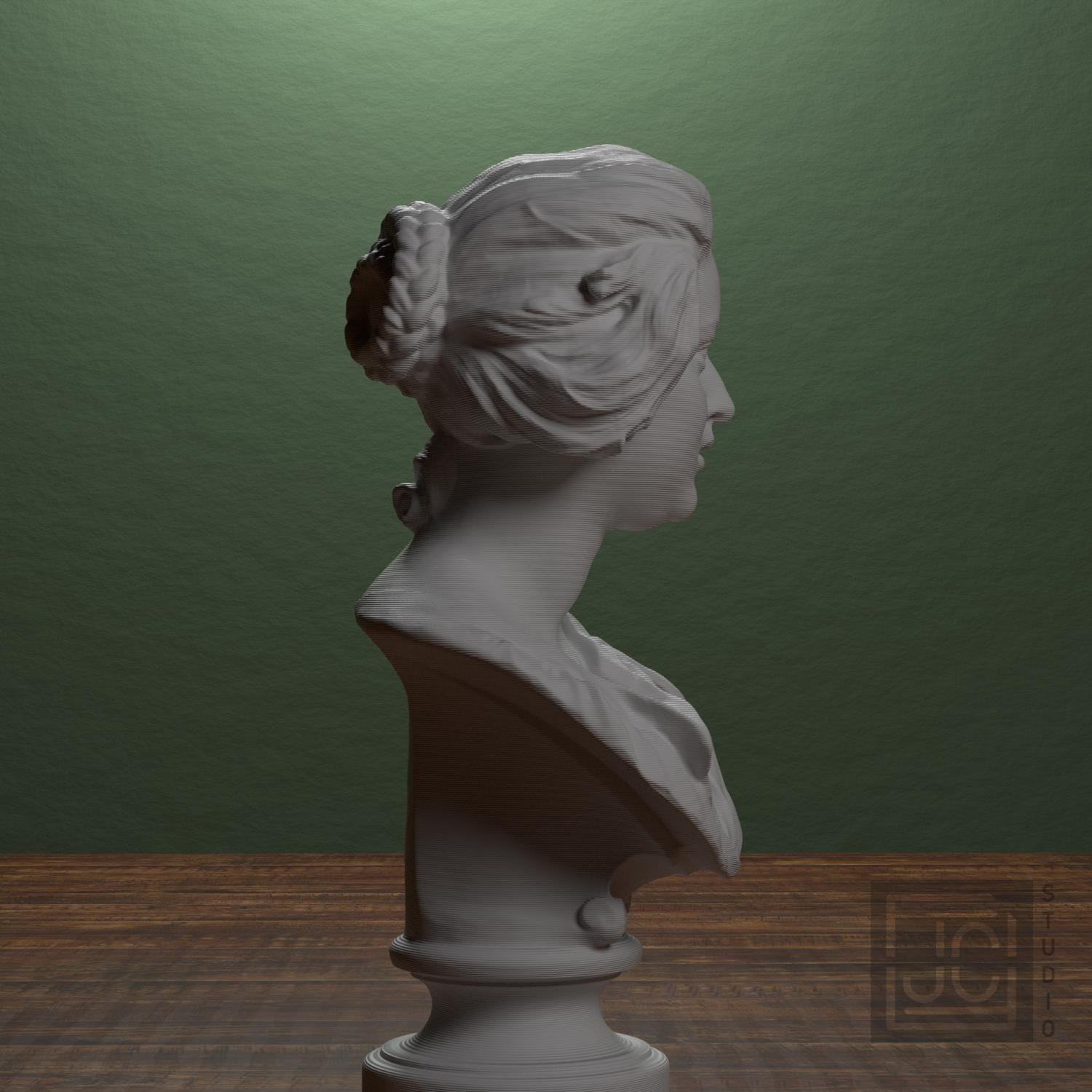 Costanza Bonarelli 3D Printed Collectible Bust