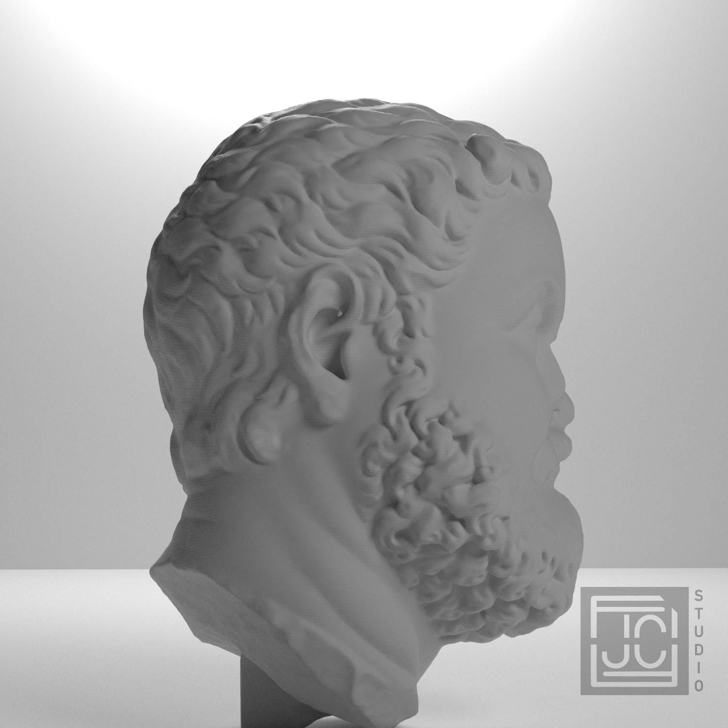 Emperor Maximian Head 3D Printed Museum Replica